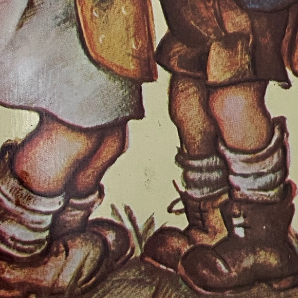 Vintage  70’s  Hummel First Kiss Stationery Box collectible graphic Tin 1970s - Picture 6 of 12